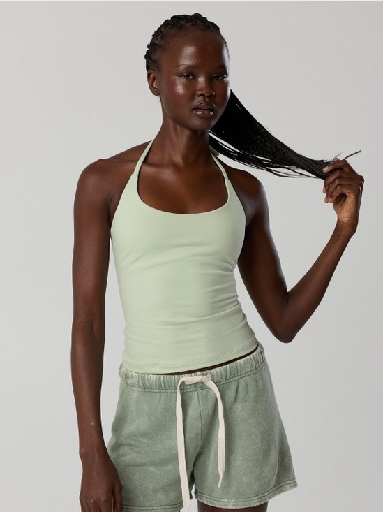 aerie Tops - NWT Aerie The Hugger Halter Top in Aloe Sz XS.